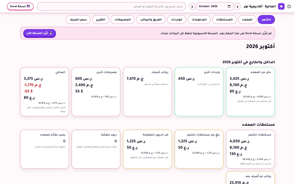 المالية والرواتب